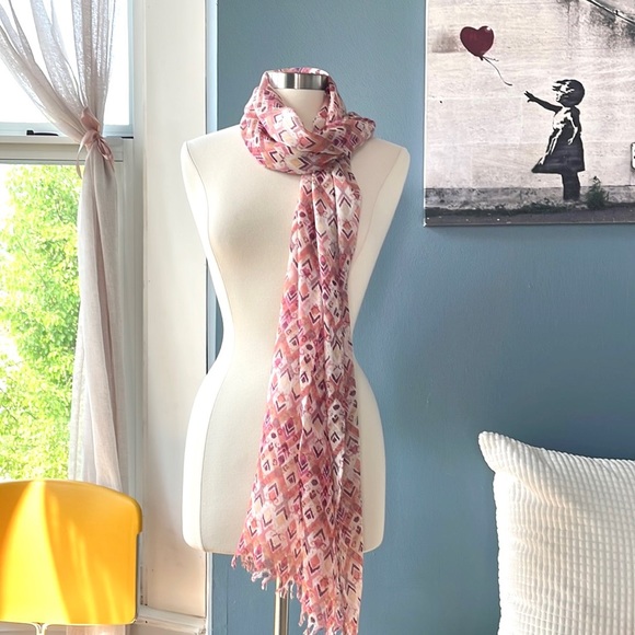 Multi-way print scarf - Picture 2 of 6